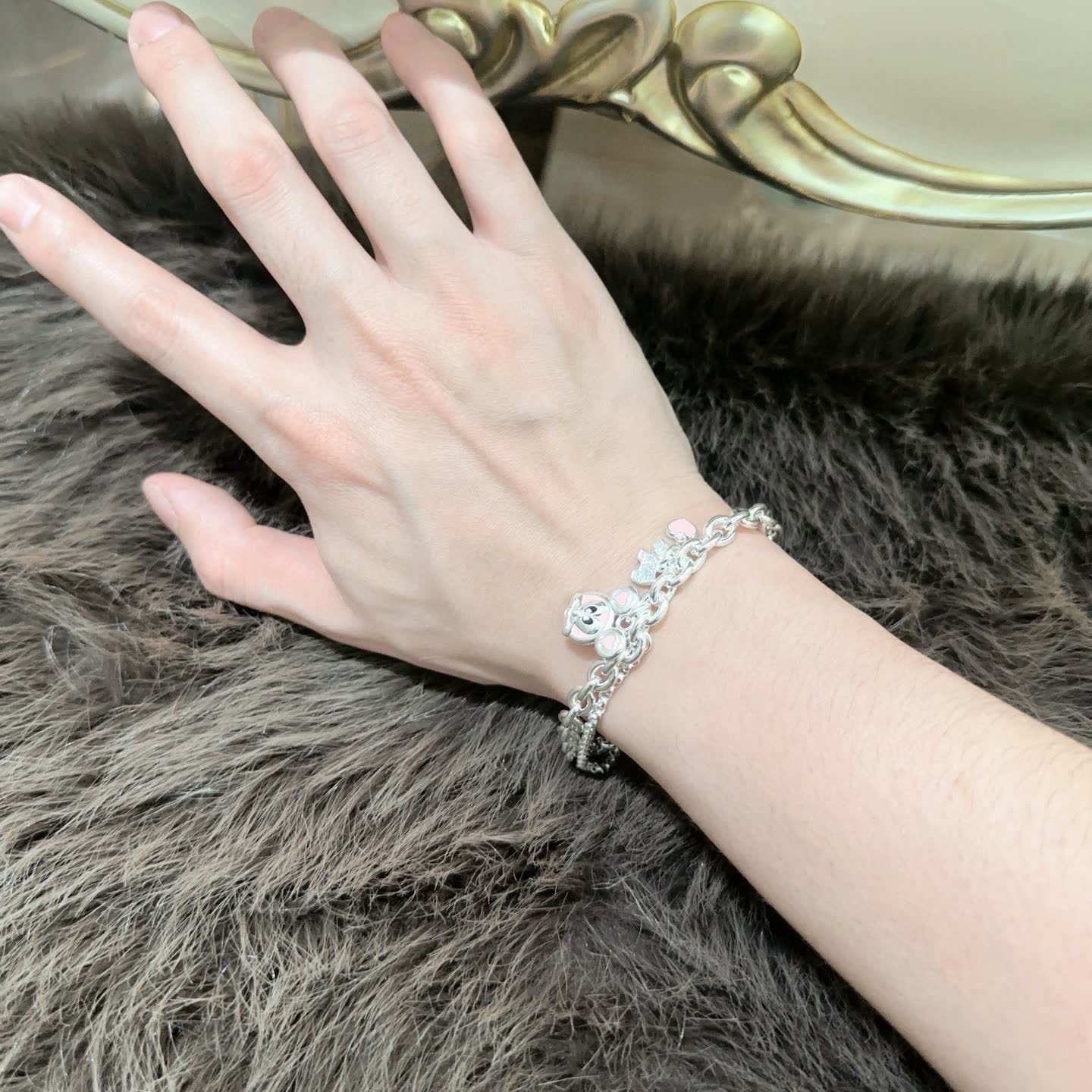 Tiffany & Co. Mickey Mouse Charm Bracelet